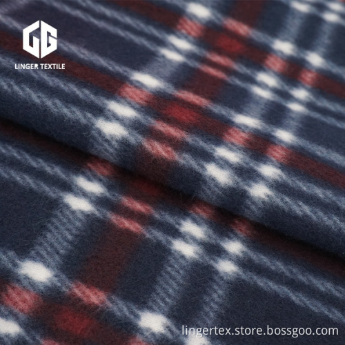 150d/144f FDY Printed Brushed Fabric Knitted Polar Fleece